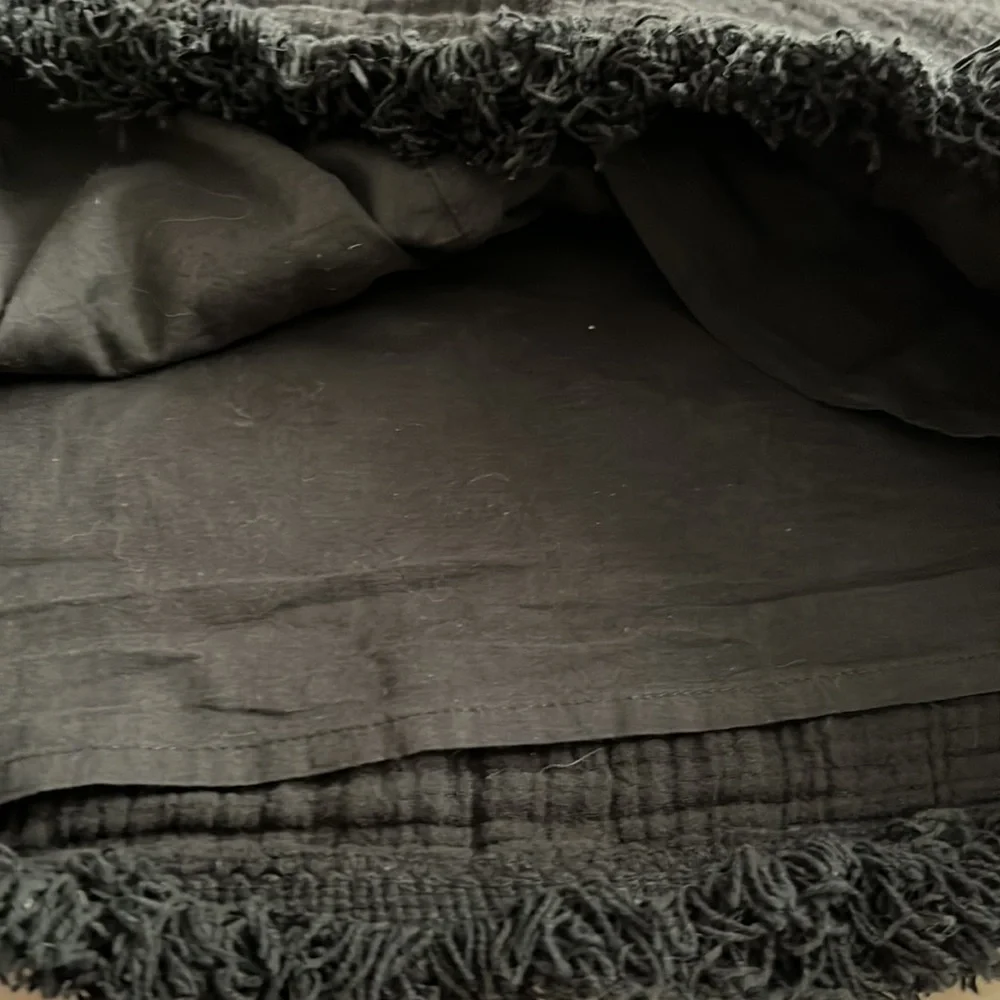 🖤Madewell Hideaway Black Fringe Skirt - Picture 14 of 14